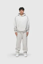 BASIC HOODIE GREY MELANGEd