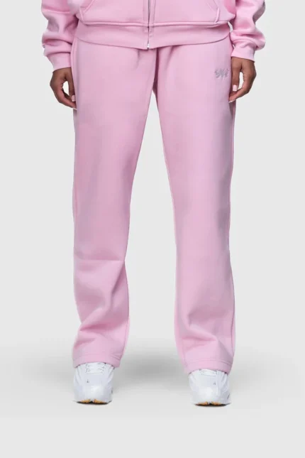 BASIC SWEATPANTS PINK h