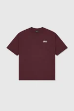 Oversize Shirt Weinrot