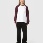 RAGLAN LONGSLEEVE REDWINEs
