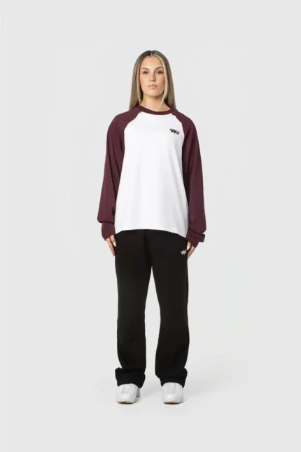RAGLAN LONGSLEEVE REDWINEs